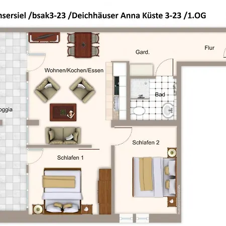Deichhaeuser Anna Kueste Deichhaeuser Anna Kueste 3-23 Lejlighed